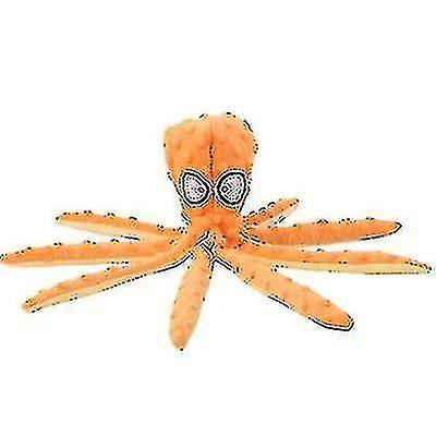 Bite-resistant Pet Plush Toy Octopusorange