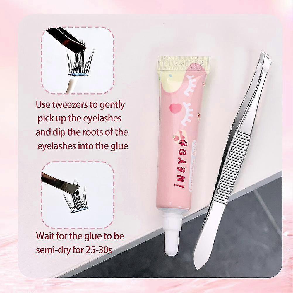 2025 False Eyelash Kit False Eyelash Glue Tweezers