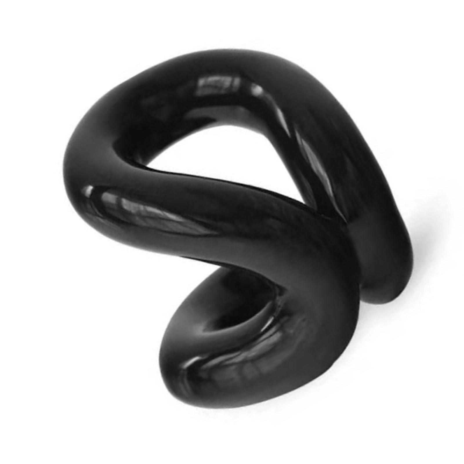 Toothbrush holder made of ceramic, rope knot, stand for bathroom table, home decoration