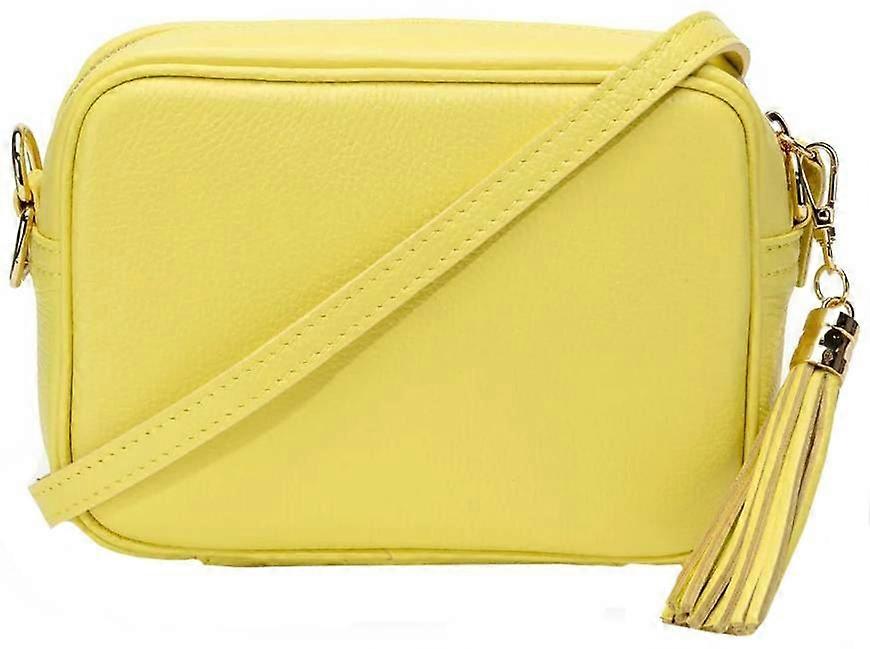 Elie Beaumont Crossbody Bag - Lemon Yellow