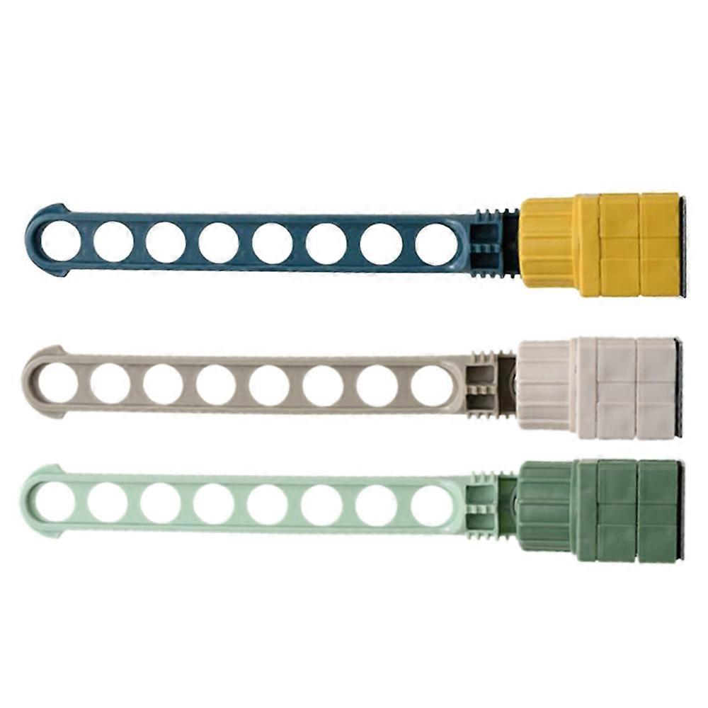 3Pcs Window Frame Clothes Hanging Rack 8-Holes Rack for Clothes Stand