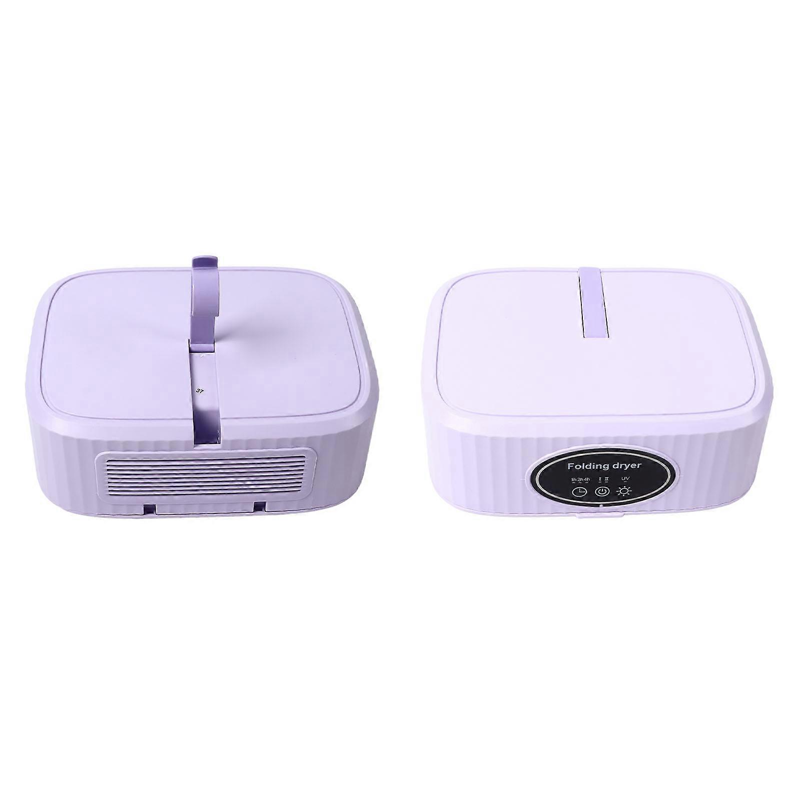 Clothes Dryer Portable Foldable Quiet Operation Timer Function Energy Saving Fast Drying Machine for Camping Apartment Dormitories