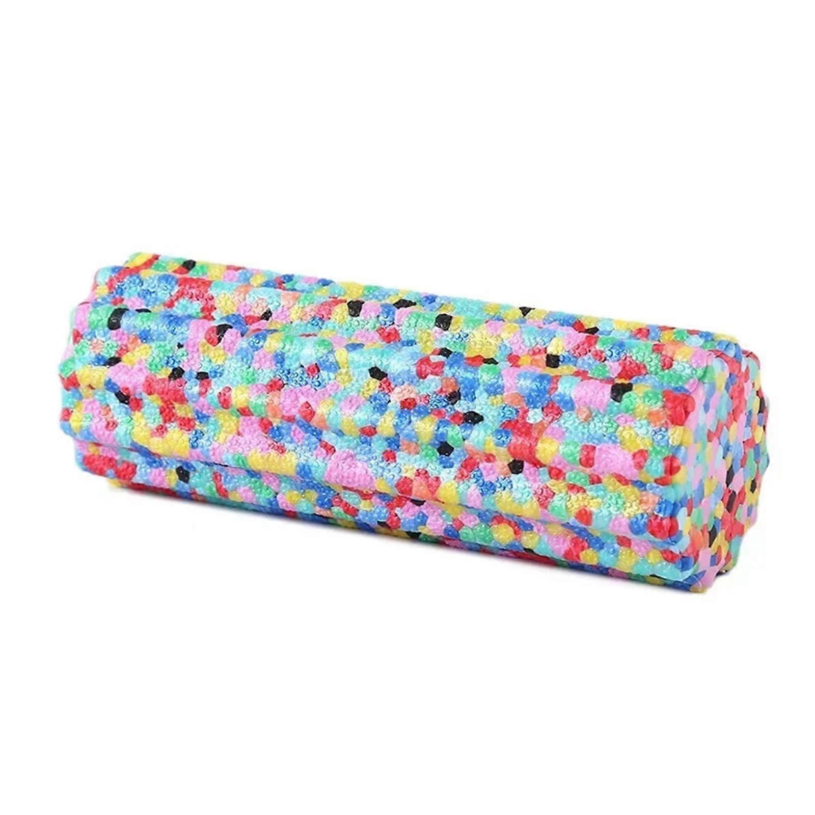 Abdominal Exercise Board, Coloured Yoga Foam Roller, Soft Texture, Pilates, 5.3 x 15 cm