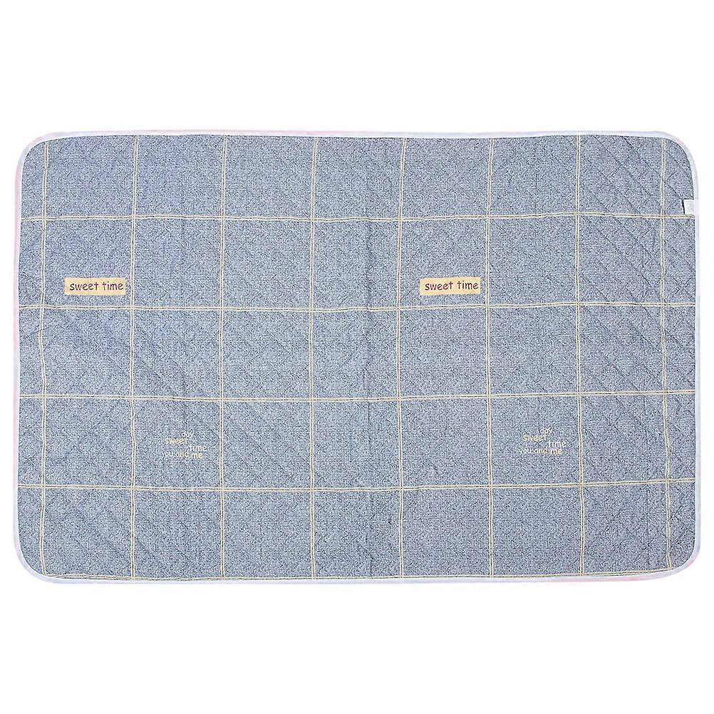 Waterproof Bed Pads Heavy Absorbent For Elderly And Patients Grey Color Washable Bed Protector 90 00X70 00X0 50Cm 1Set