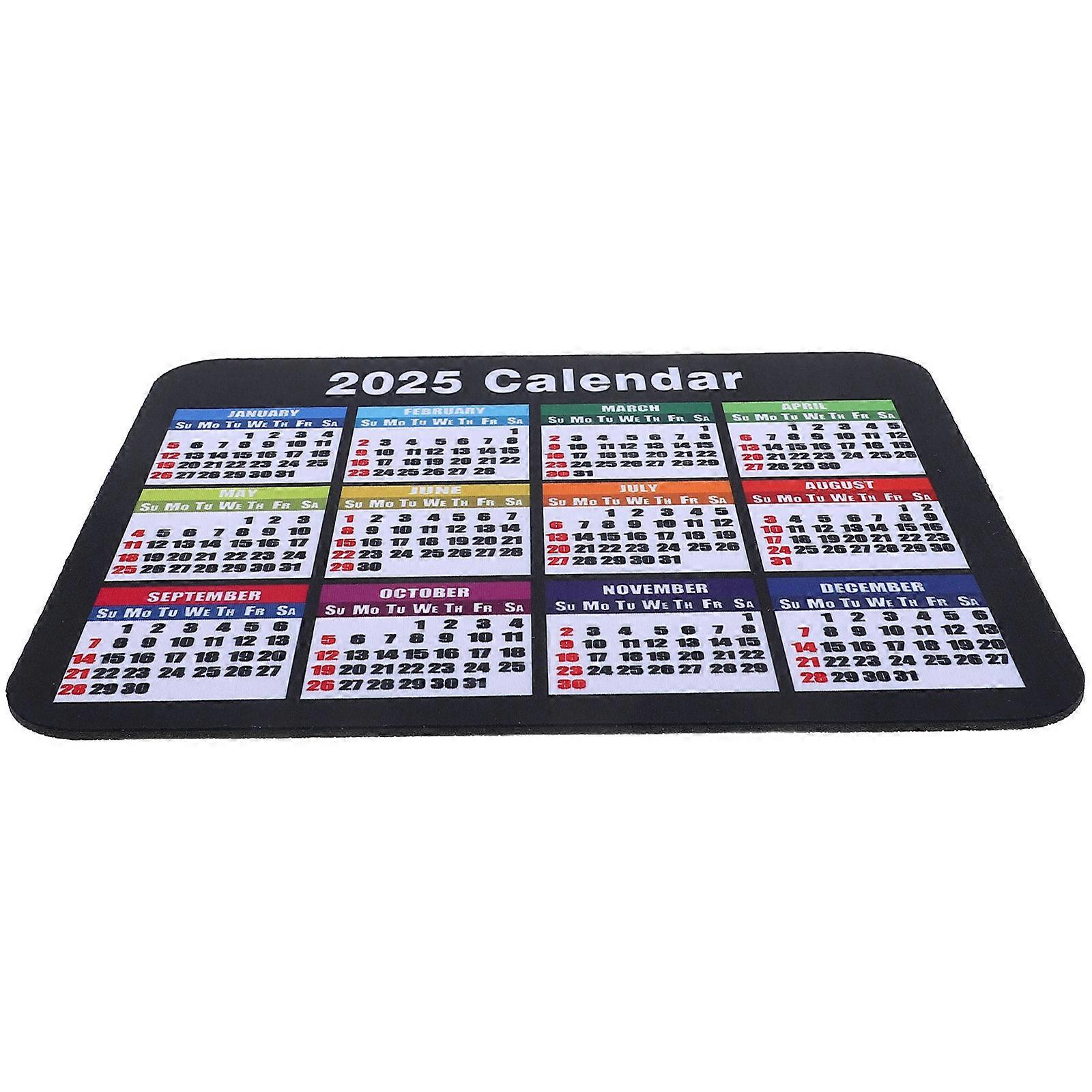 Calendar Mouse Pad with Flip Desk Feature, Non Slip Base for Office and Home Use – Boosts Productivity with Creative Design for Easy Date Tracking