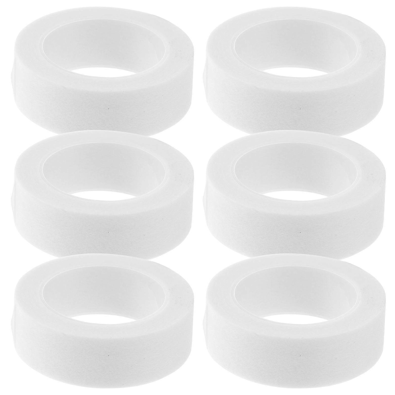 Lash Tape Sensitive Lash Tape White Eyelash Extension Tapes For Salon Use Breathable 1.25Cm X 9M 6 Rolls