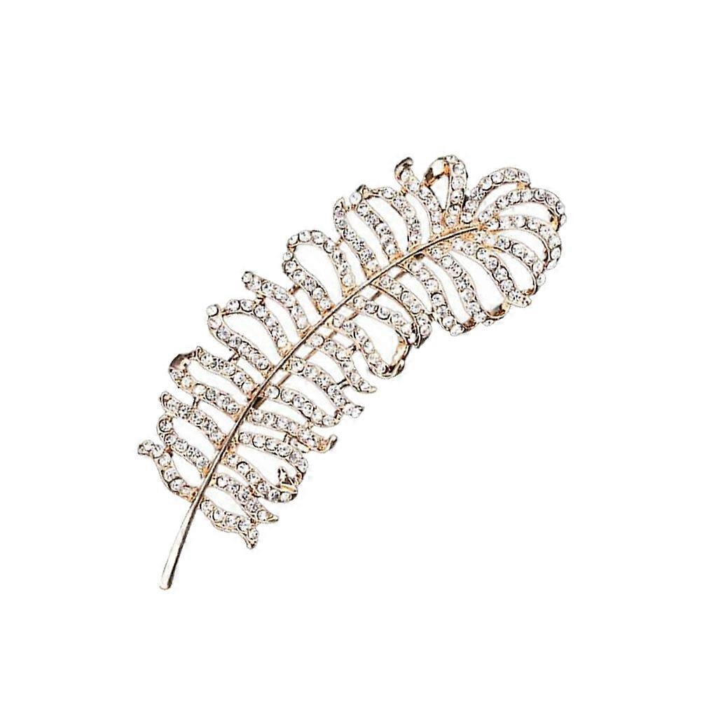 Here's a refined and elegant product description for your **Leaf Shaped Rhinestone Brooch Pin**:
๐ฟ **Elegant Leaf Shaped Rhinestone Brooch Pin