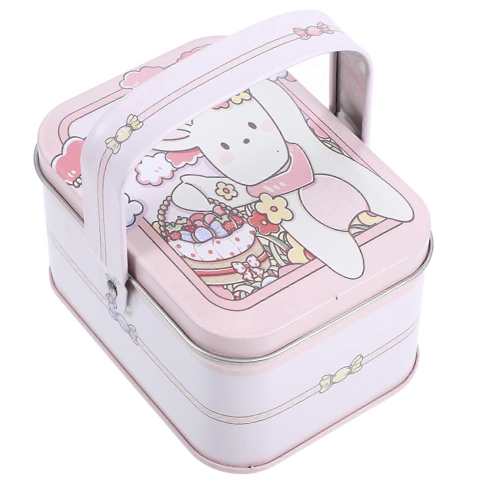 Cookie Tin Box Multi Use Candy Storage Container for Sweets, Crafts & Treats – Durable Metal Trinket Box for Organizing and Gifting