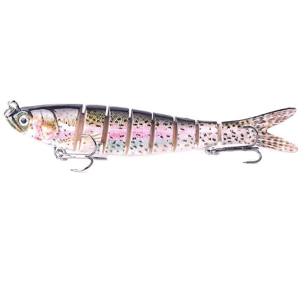 Multi Jointed Swimbait Hard Plastic Sinking Lure For Trout And Minnow Wobbler Action Color CC5505