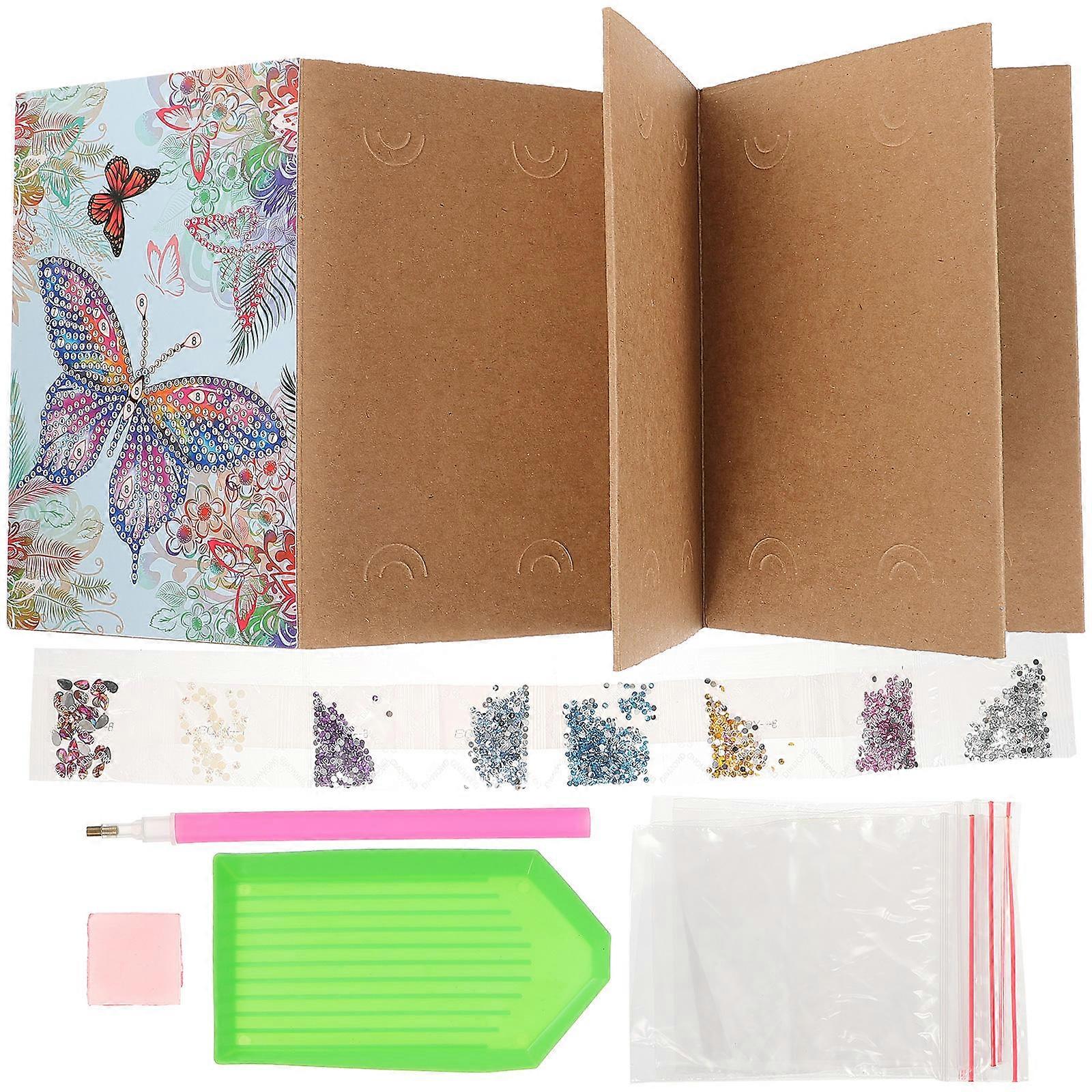 Clear Photo Album Diy Diamonds Art Crafts Memory Preservation Home Decoration 17.5x11.5cm Design Rectangular 1Set