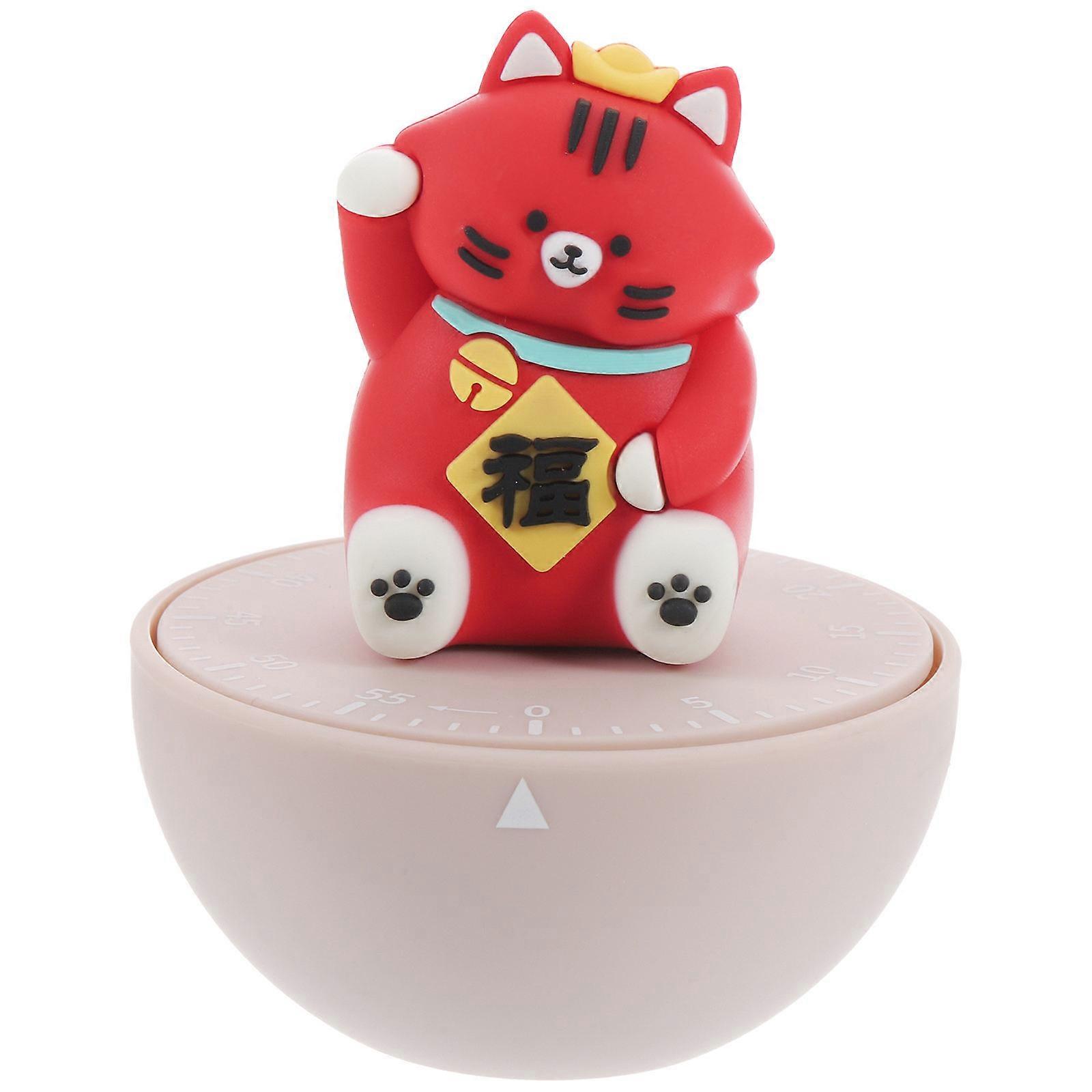 Mechanical Timing Device Kitchen Timer For Cooking 7.5X7.5X10CM ABS And Polyethylene Material 1Set
