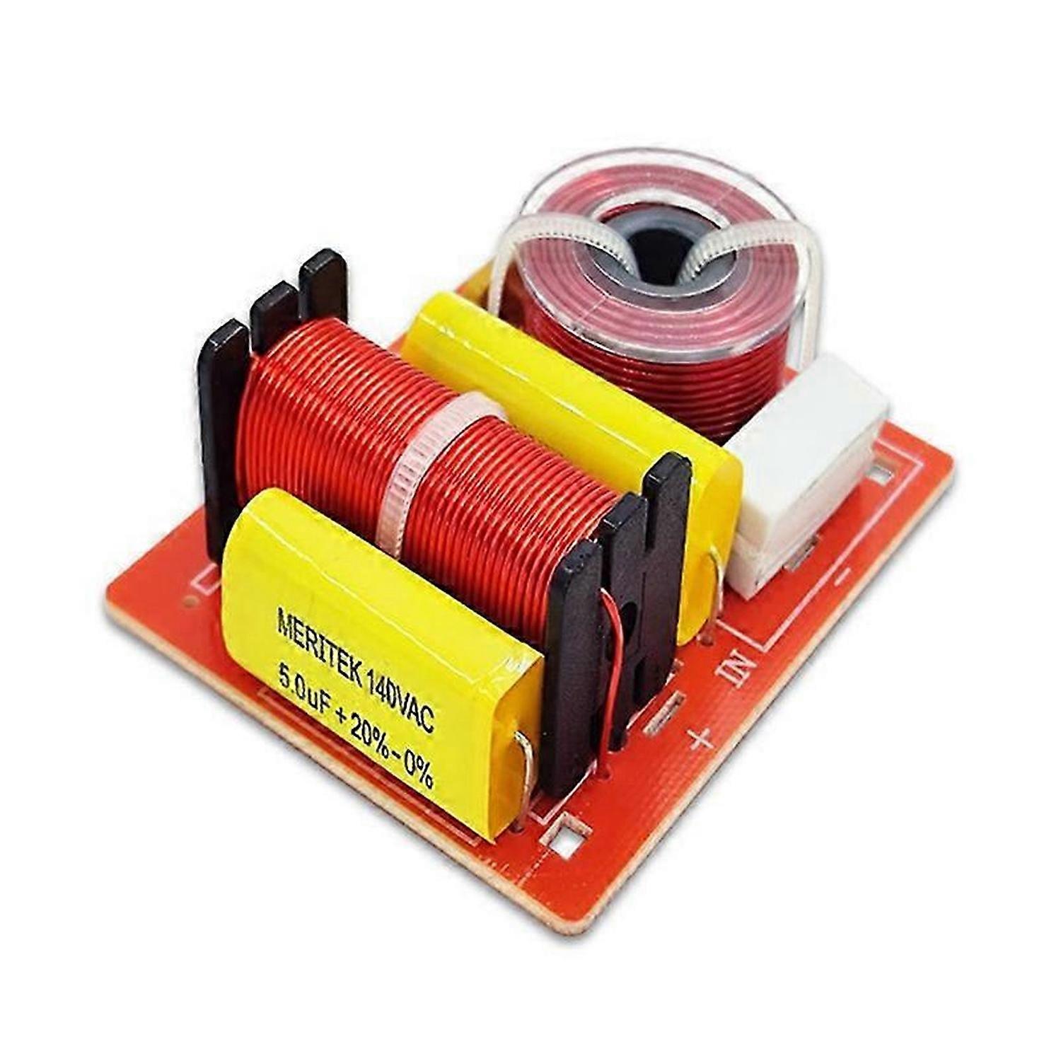 Speaker 2 Way Audio Board Frequency Divider Treble Bass 2 Unit Crossover Filters 120W Bookshelf HIFI