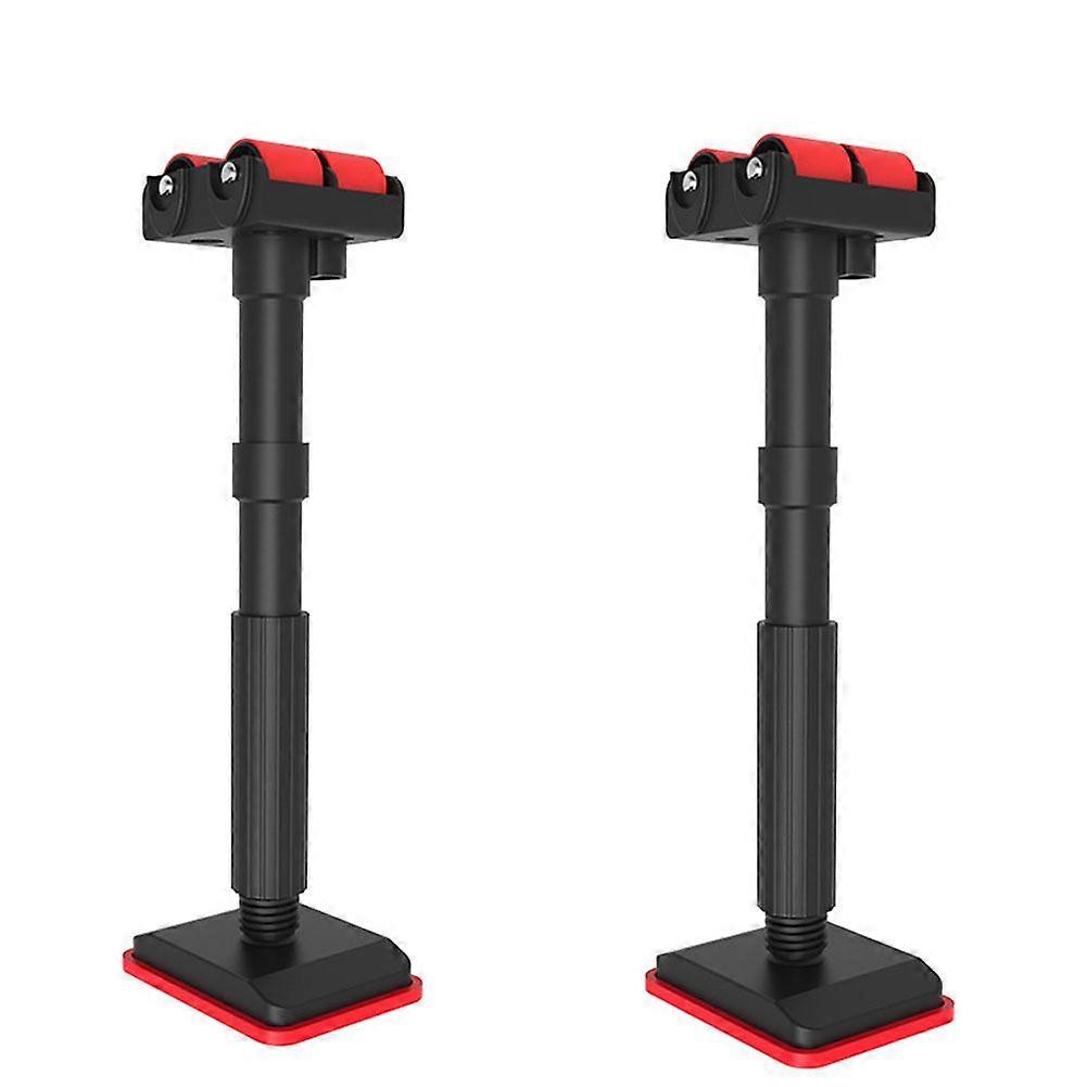 Heavy Duty Lifting Brackets 440LBS Capacity Adjustable Height 19-44cm with Smooth Rollers For Easy Cabinet Moving And Space Organization