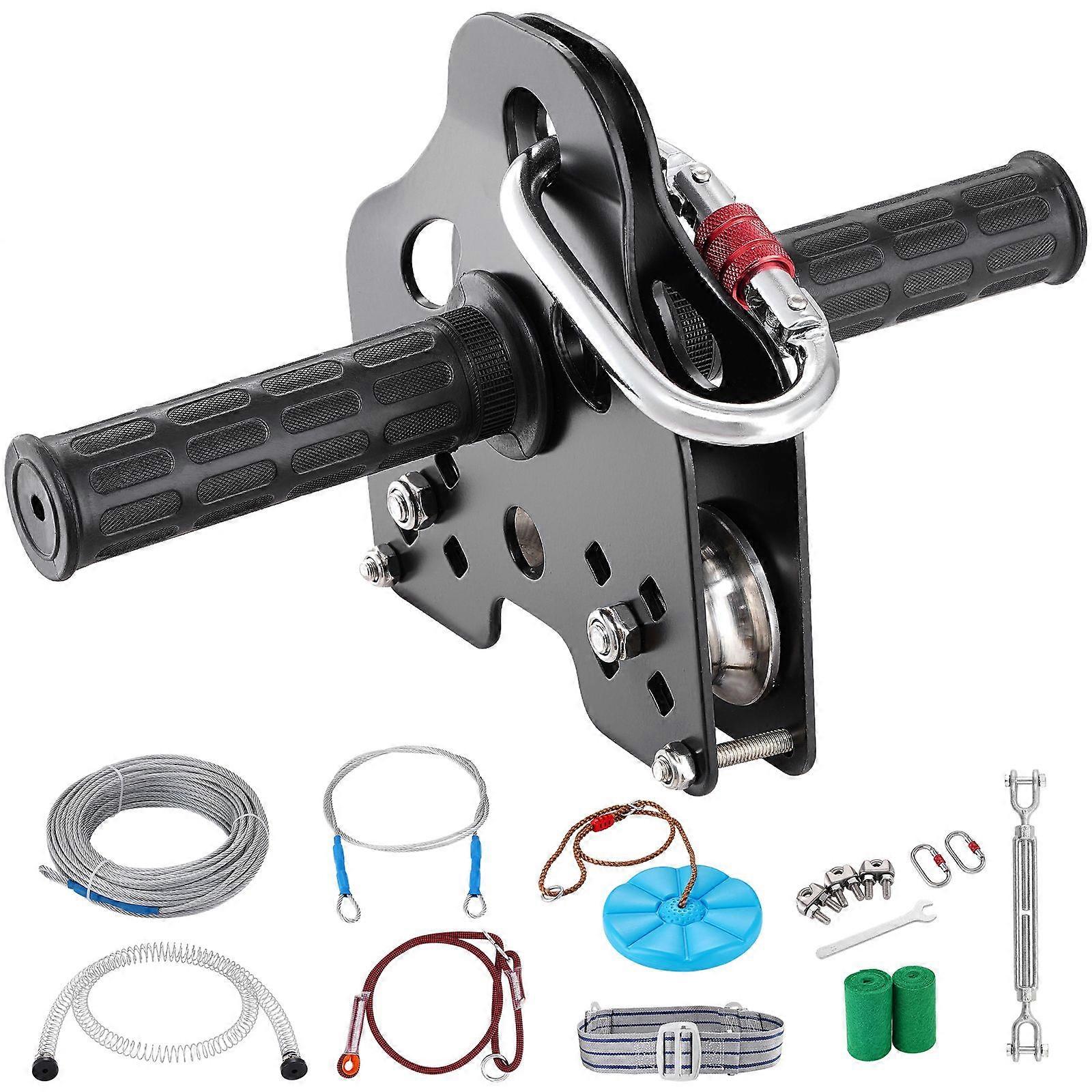 طقم الانزلاق للأطفال والكبار ، أطقم خط الانزلاق 100 قدم حتى 500 رطل ، الترفيه في الملعب