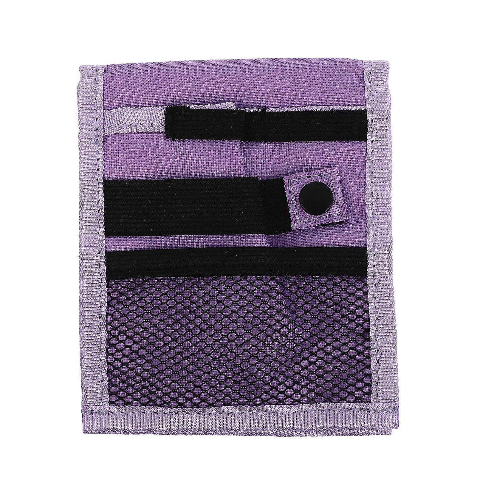 Purple Pen Pouch Made of Oxford Cloth for Daily Use and Storage with Proper Space 1pc