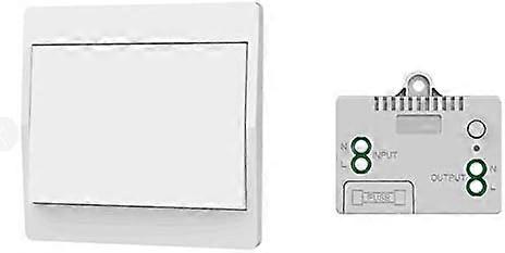Self-powered wireless switch, battery-free, wireless remote control for lights and electrical appliances, waterproof and safe, can be instal-311