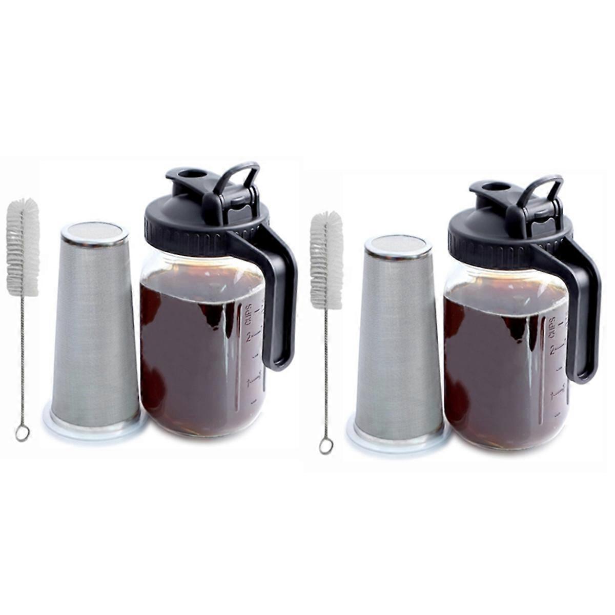 Graduated Jars Cold Water Glass Jug Sets