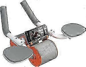 Automatic Rebound Abdominal Wheel, 4D Ab Roller with Elbow Support for Core Training, Fitness Abs Trainer Tool