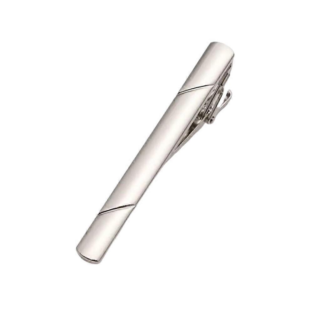 Classic Metal Tie Clip – Simple but Effective Holder for Men and Boys, 4pcs Silver