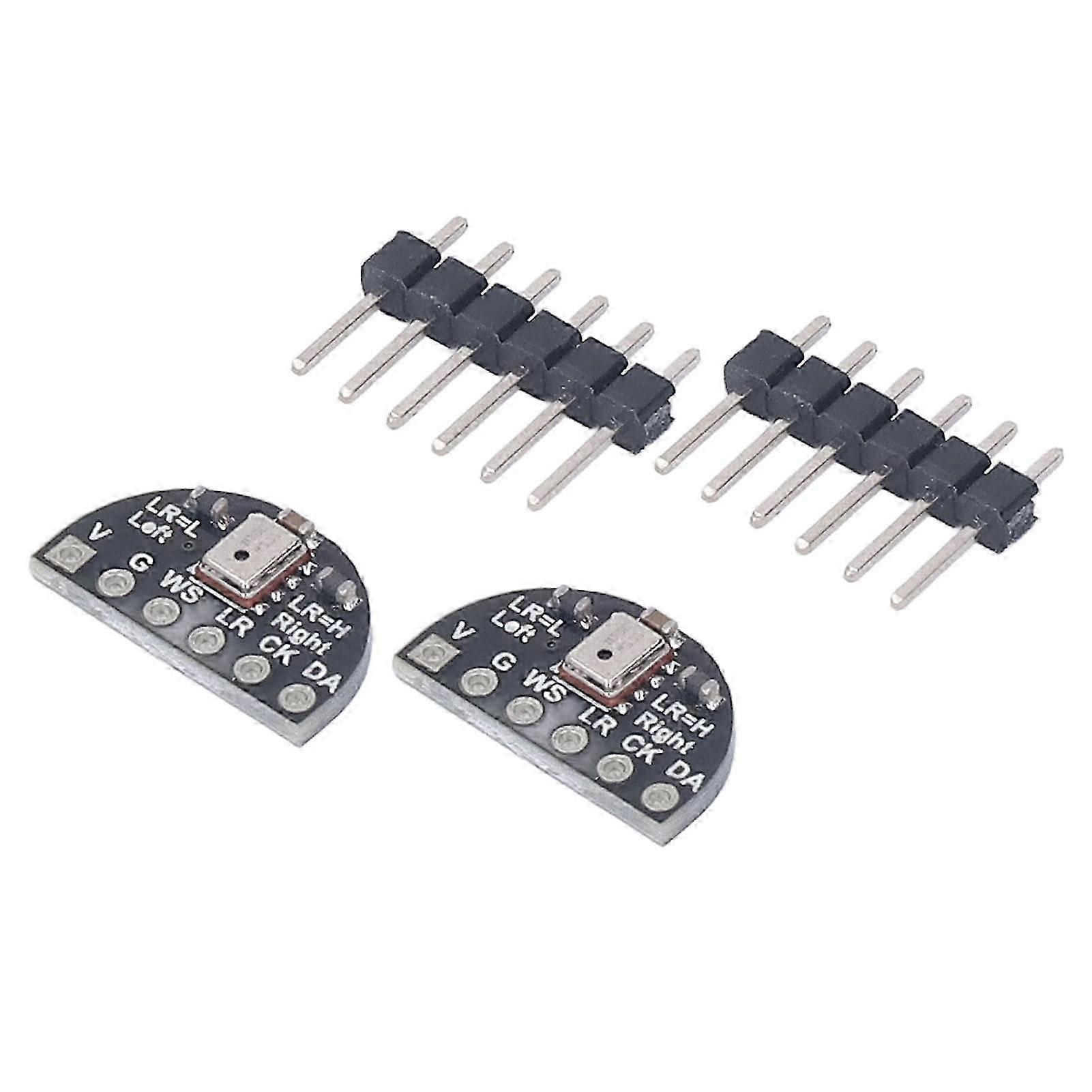 2 Sets Microphone Module I2S Interface MEMS MSM261S4030H0 for Compatible Development Board