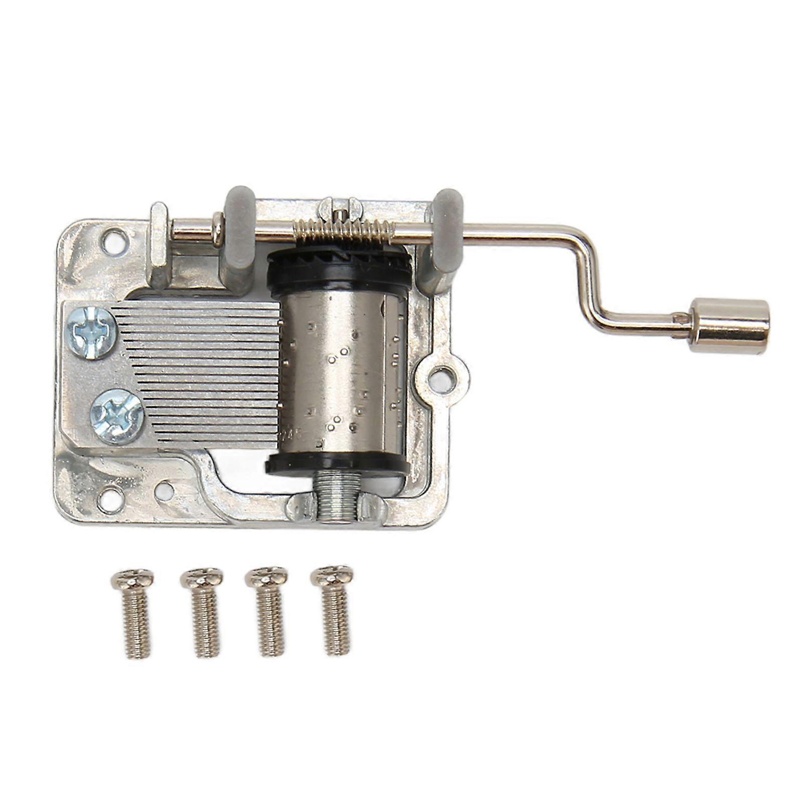 2025 Senaste modellen speldosa rörelse 18 not handvev stark legering retro