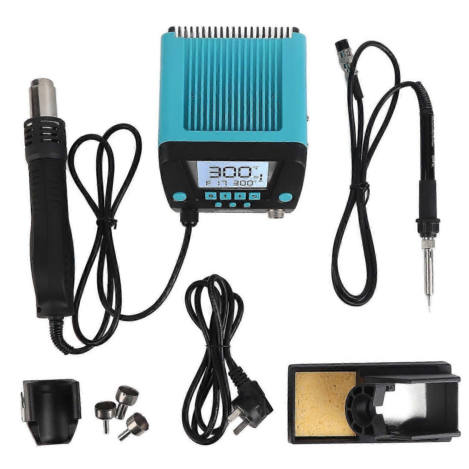 Soldering Station Kit Adjustable Temperature Dual System Anti Static Digital Soldering Station AU Plug 220V
