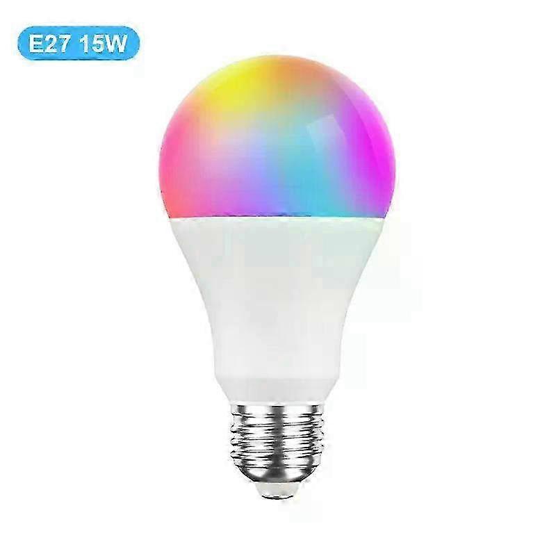 Corui Tuya Wifi E27 B22 Smart Dimmable Bulb Rgbcw 100-240v Led Light Smart Life App Control Support Alexa Google Home Alice_XG