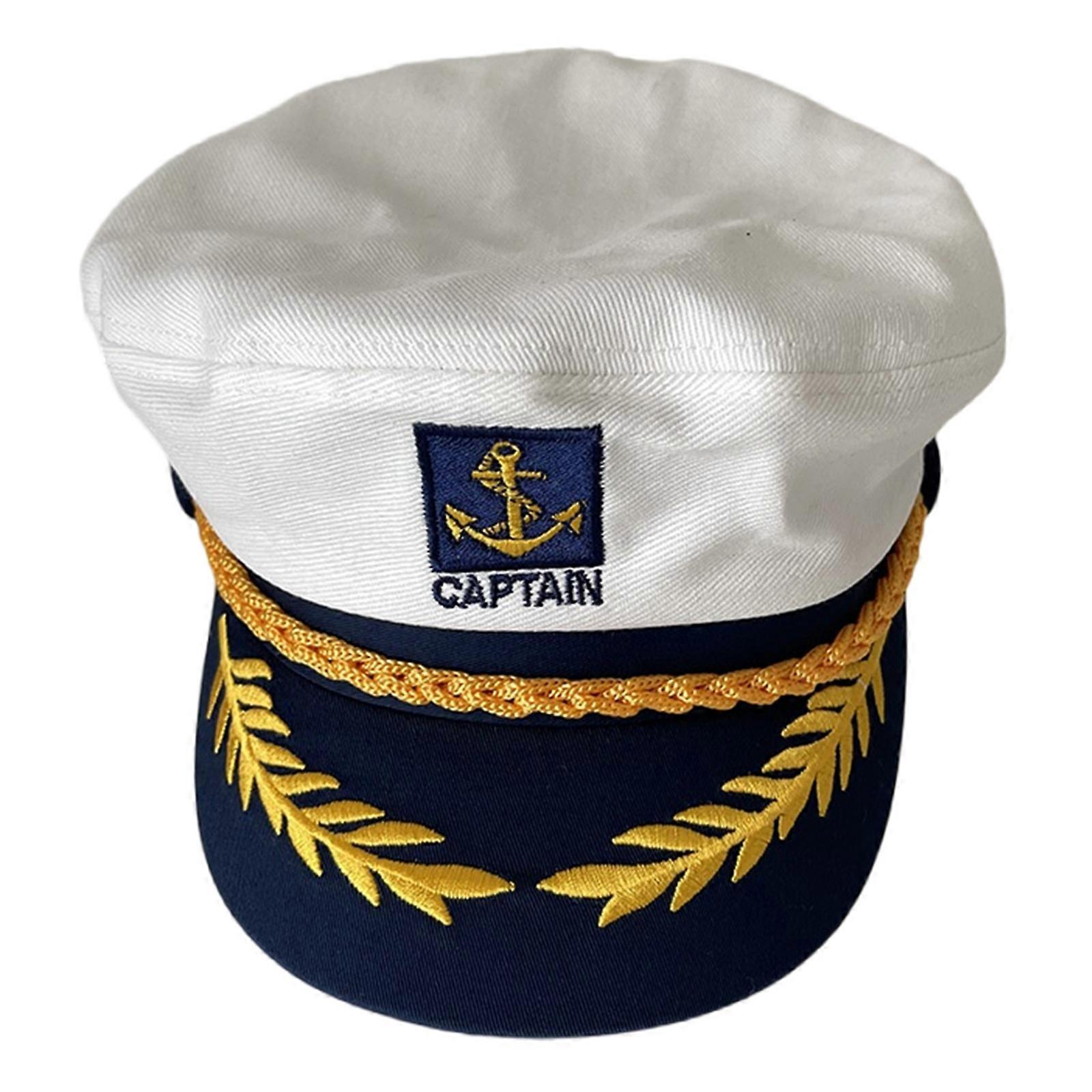 Classical Captain Style Sailing Hat Breathable Cotton Adjustable Head Circumference Tibet