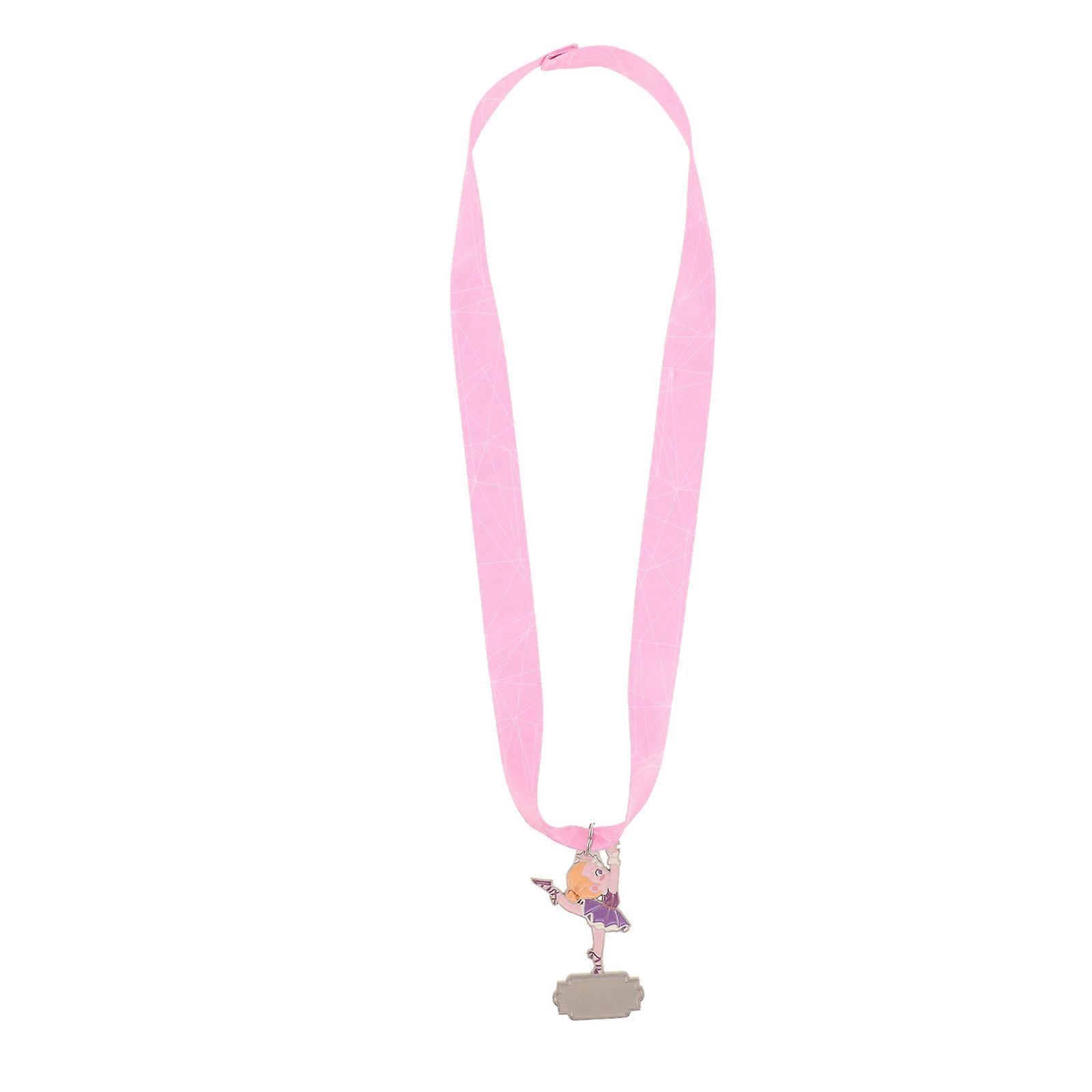 Ballet Party Favors Dance Performance Winner Medals With Ribbon For Young Dancers Silver 1Set