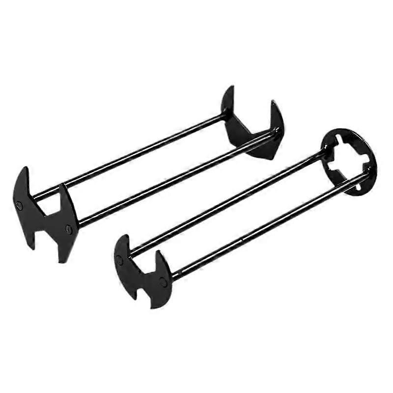 Tap Key - 2-Piece Basin Key Set For Basin, Toilet Seat Mounting, Tap Repair, Stand Tap Wrench Plumber Tool