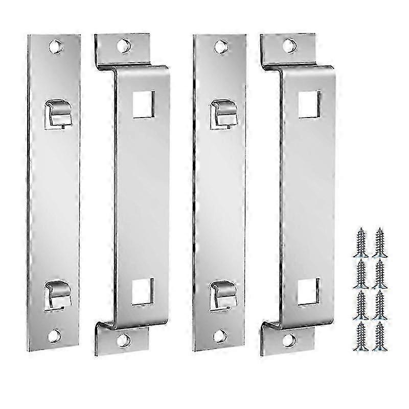 Galvanized Steel Bird House Hanger Brackets - 2 Sets, Rust-Proof Mounting Bracket for Bird Feeders & Nesting Boxes