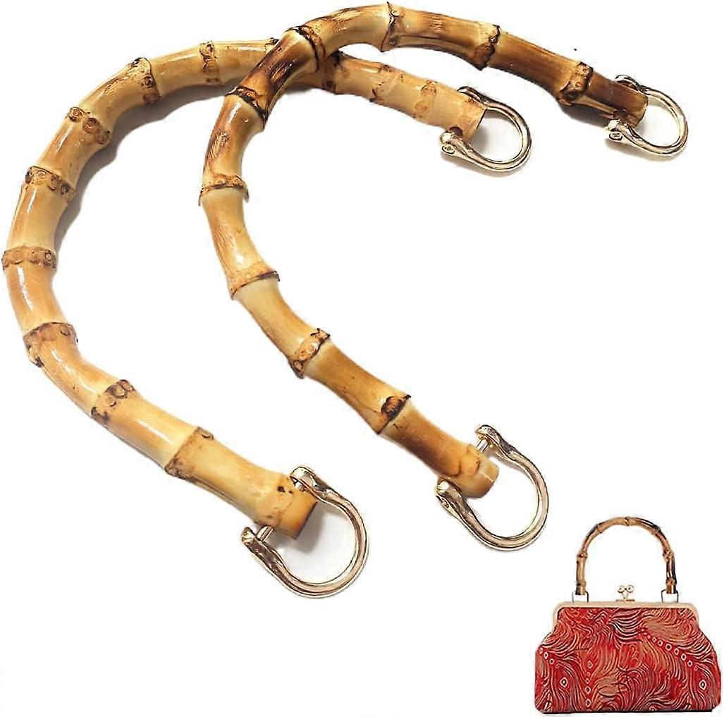Imitation Bamboo Replacement Bag Handle, U Shape Crochet Bag