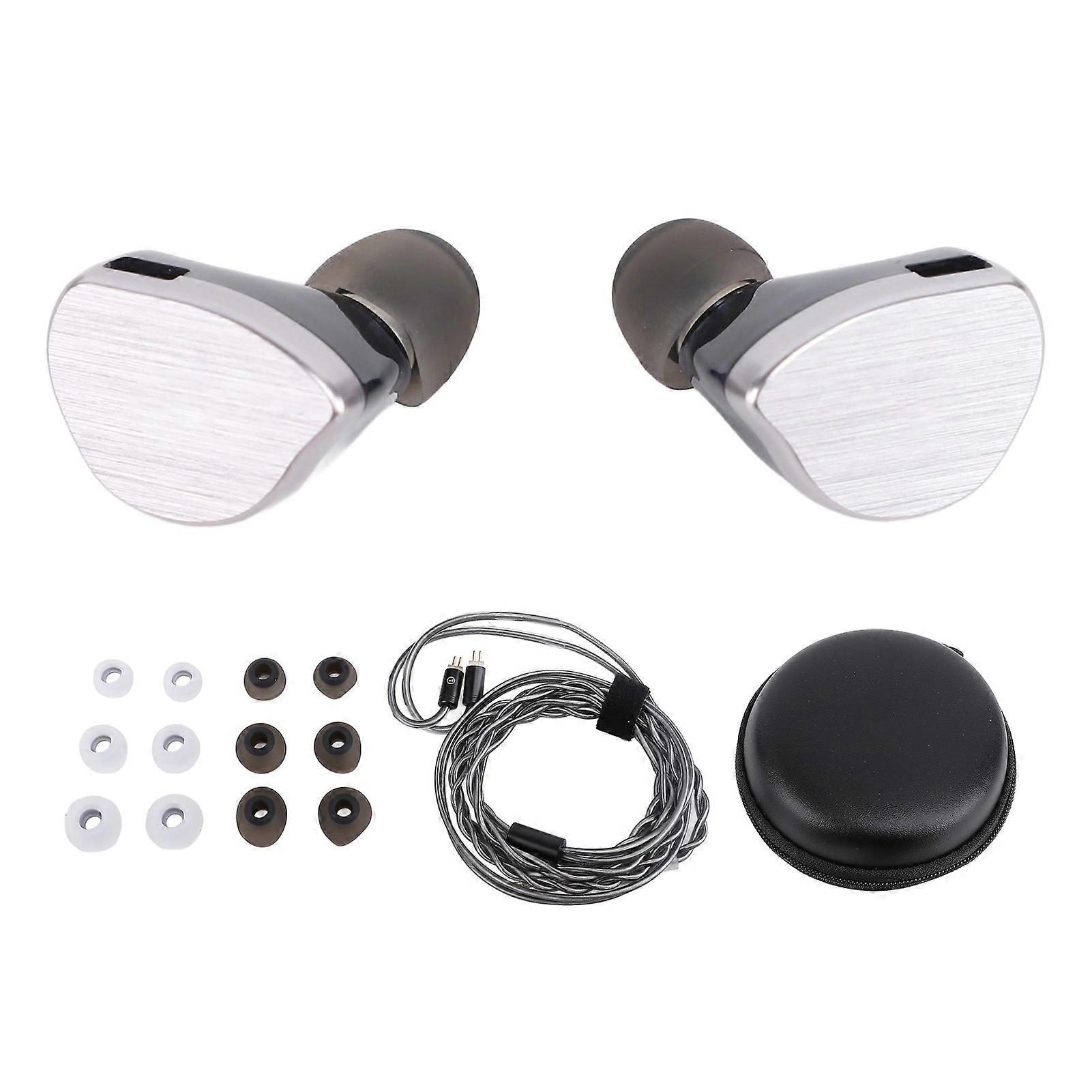 HiFi Wired Earbuds with 12mm Dynamic Drivers, PET Diaphragm, EQ Settings, Type C Mic