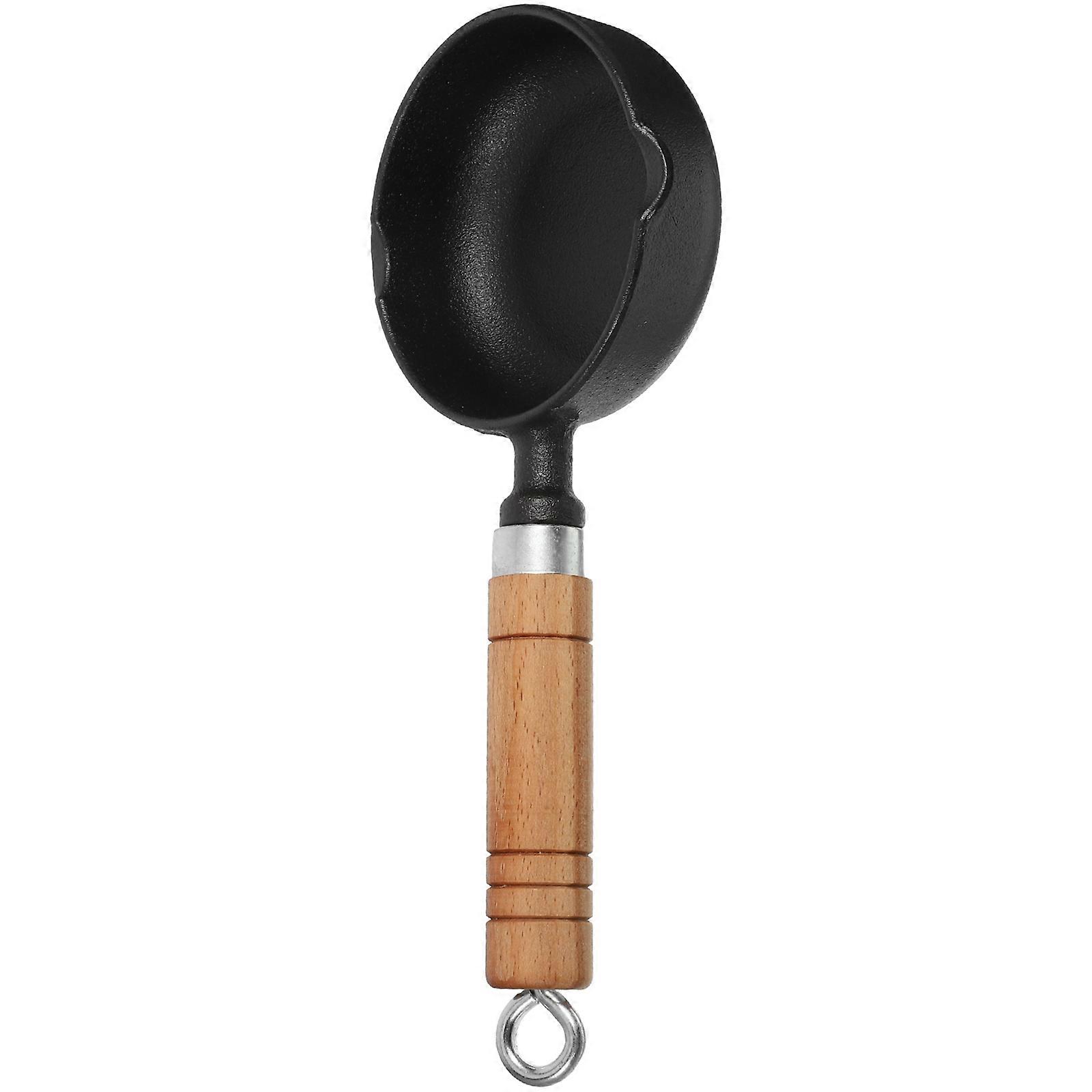 Non Stick Cast Iron Butter Melting Pot with Spout – Compact Kitchen Saucepan for Oil, Sauce and Soup with Comfortable Handle
