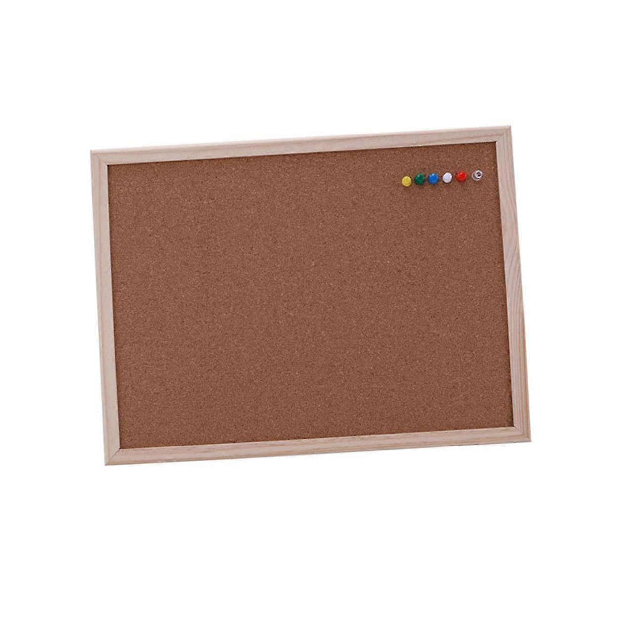 Pack of 2 Cork Board Black Board Announcement Board Hanging Board Made of Cork