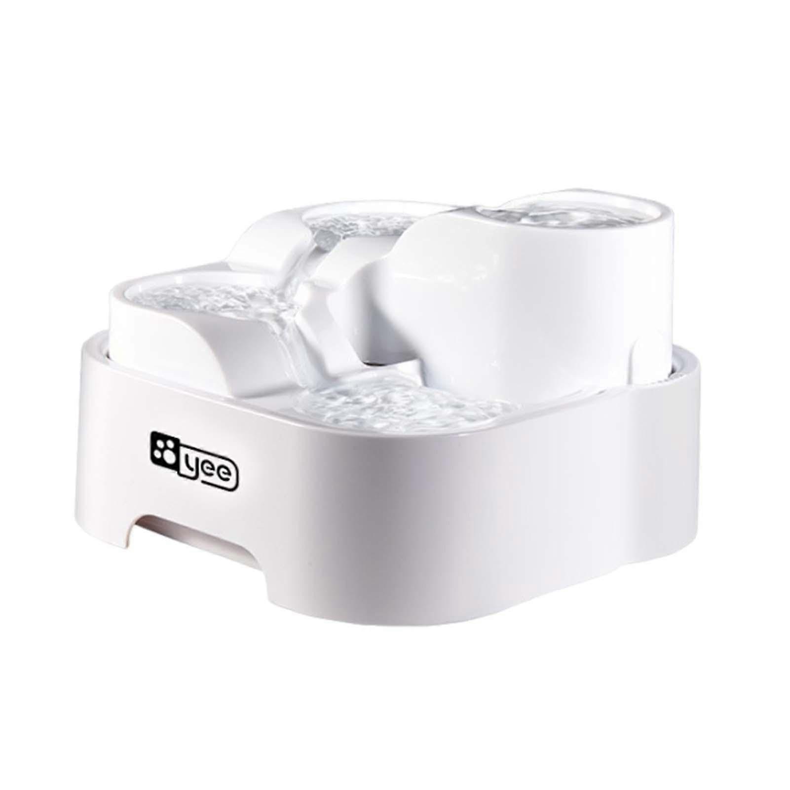 Cat Water Fountain, MultiSlots Dog Dispenser, Quiet Drinking Fountain Filter System