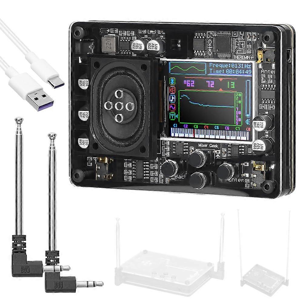 Typ-C Theremin Music Module Elektronisches Vintage-Instrument mit einstellbaren multitonalen Funktionen und Farbdisplay