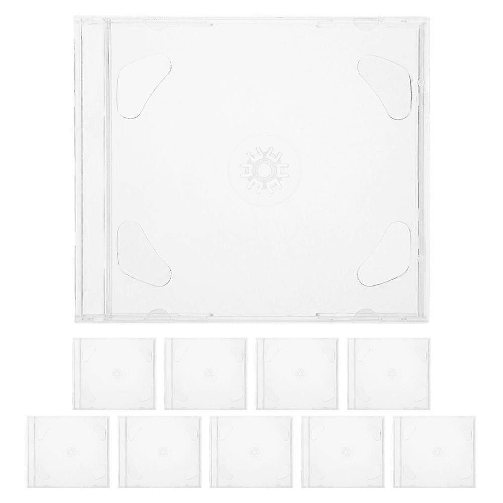 10pcs CD Box CD Containers CD Disc Storage Organizers DVD Boxes Disc Cases