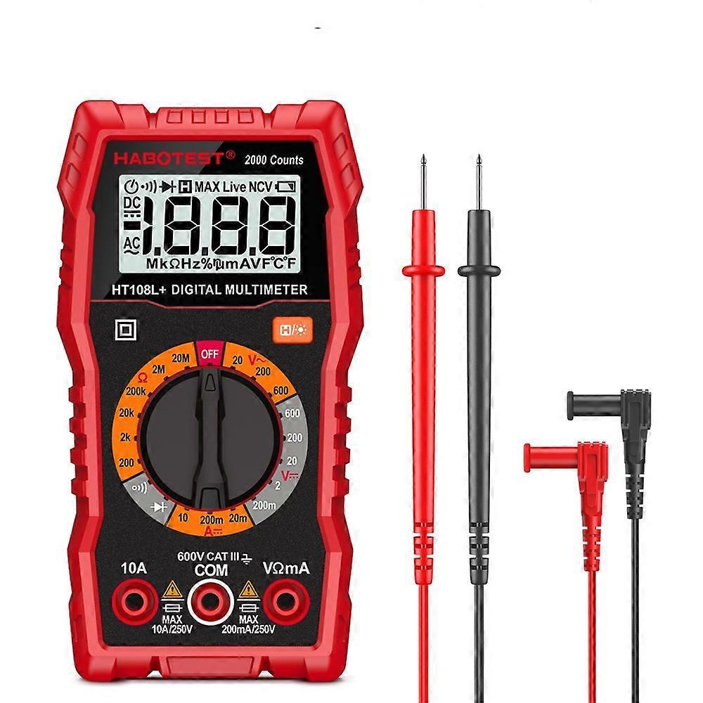 HT108L 600V 10A LCD Digital Multimeter HT108L