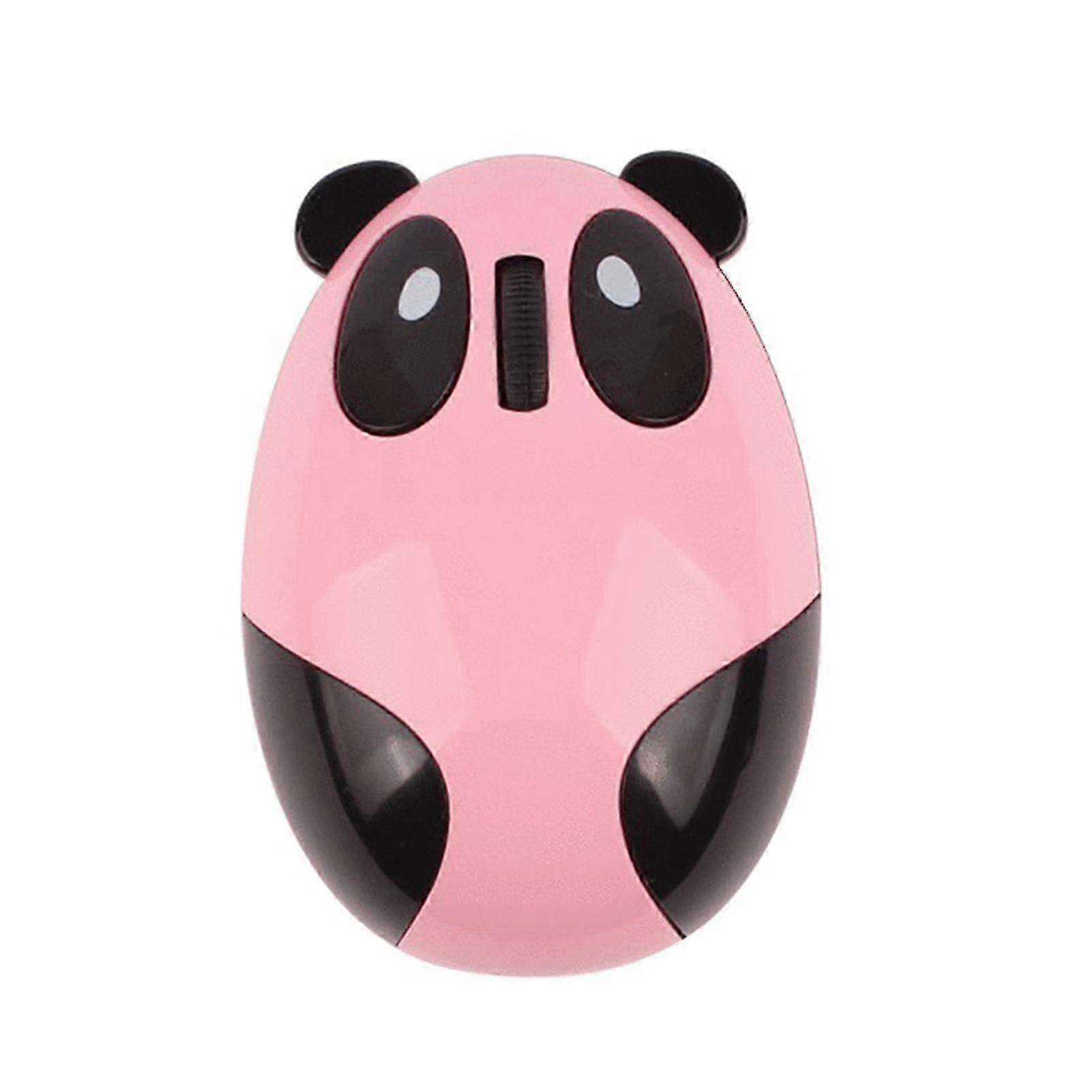 Wireless Mouse Cute Panda Design Abs Mute 2.4g 1200dpi Plug Play Optical Mouse For DesktopGOOD
