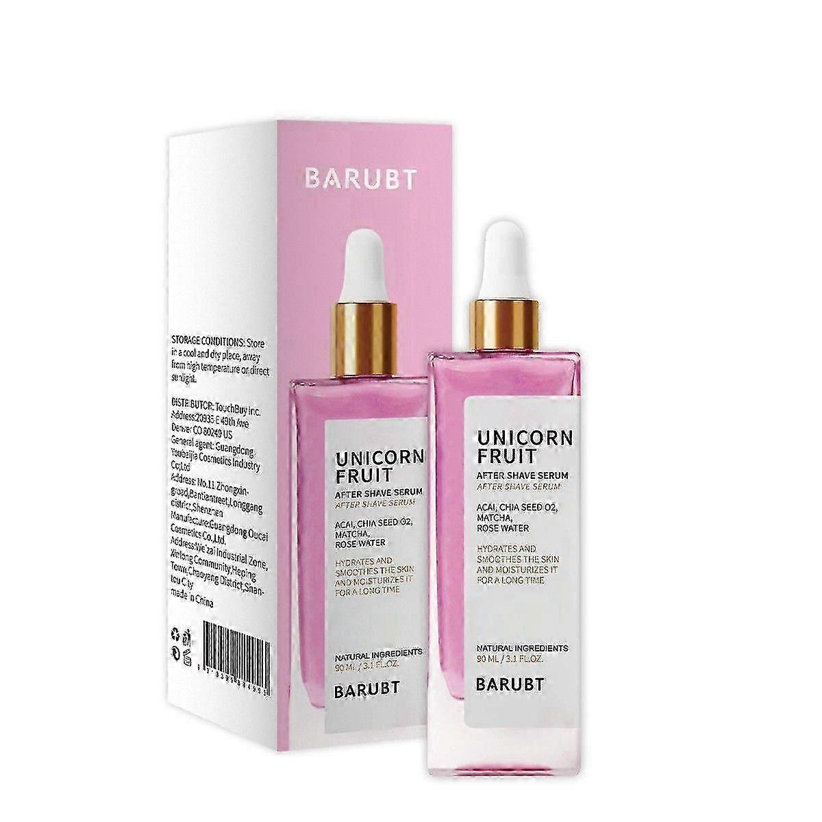 シェービングオイル、ユニコーンフルーツシェービングセラム後、滑らかな肌のためのシェービングオイル後、脱毛鎮静エッセンシャルオイル、肌の不快感を和らげた後