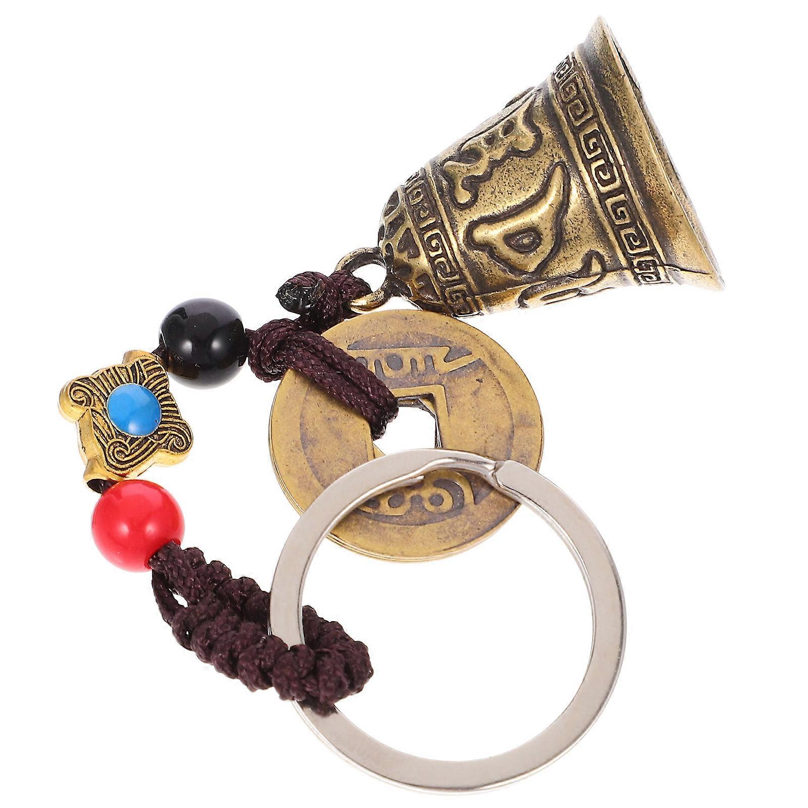 Key Pendant Bag Accessory Multi Color Bell Shape Rope Keychain For Gift Occasions 2.60X2.50X2.50CM 1Set