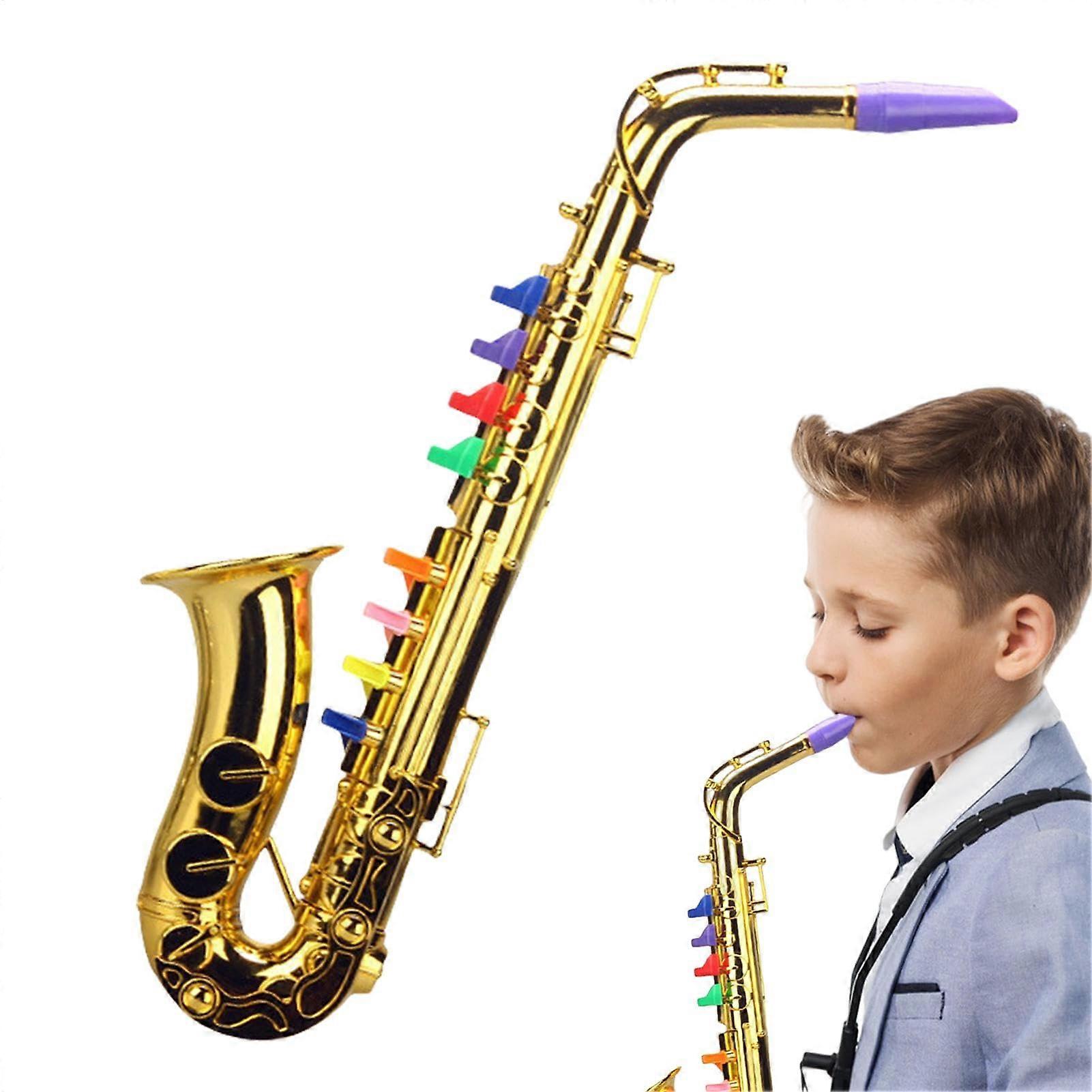 卡通萨克斯管乐器，适用于家庭、儿童房、托儿所、黄金