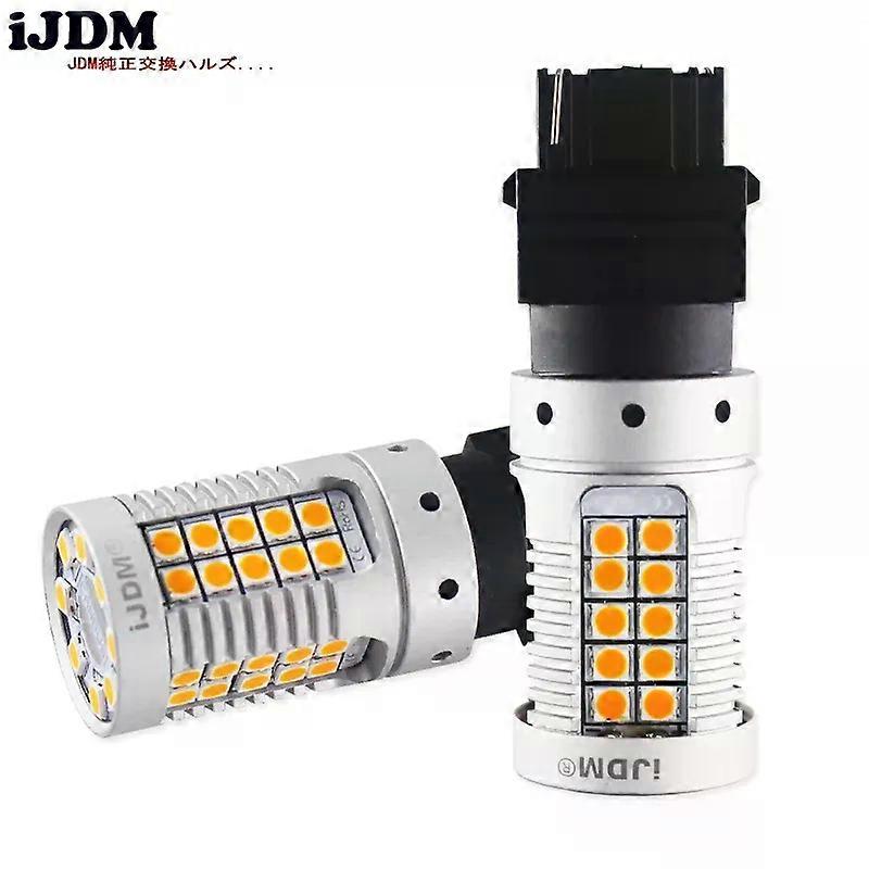 iJDM No Hyper Flash 3156 LED Canbus T25 PY27W PY27/7W Car led Light 3030 SMD Amber White Red Auto Brake Lights Turn Signal Bulb