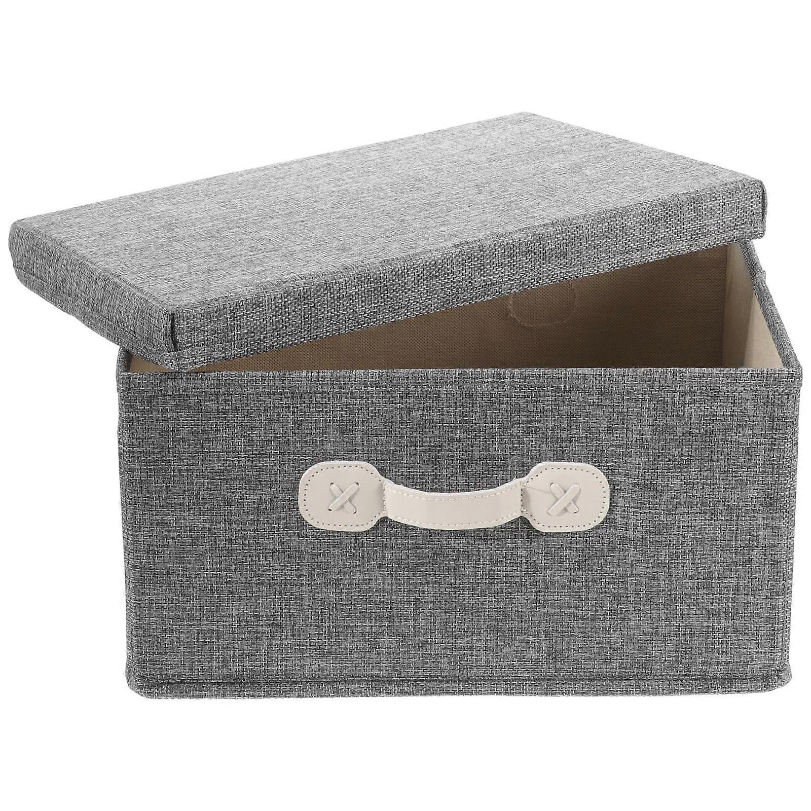 Grey Large Capacity Storage Box Organizer for Clothes, Bedding, Books – Multi Functional Home Storage Solution to Keep Your Space Tidy