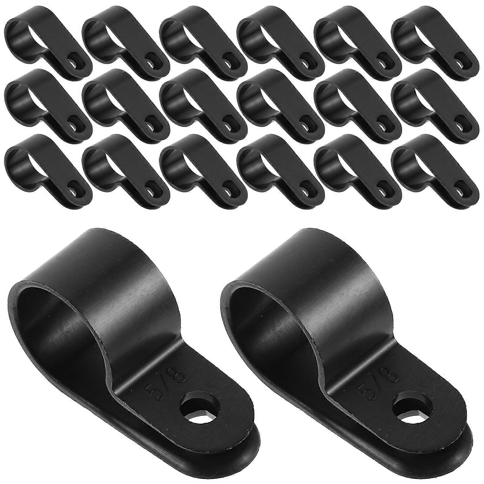 Snap Cable Clips R-Type Cable Management For Wall Mountable Home Use 50Pack