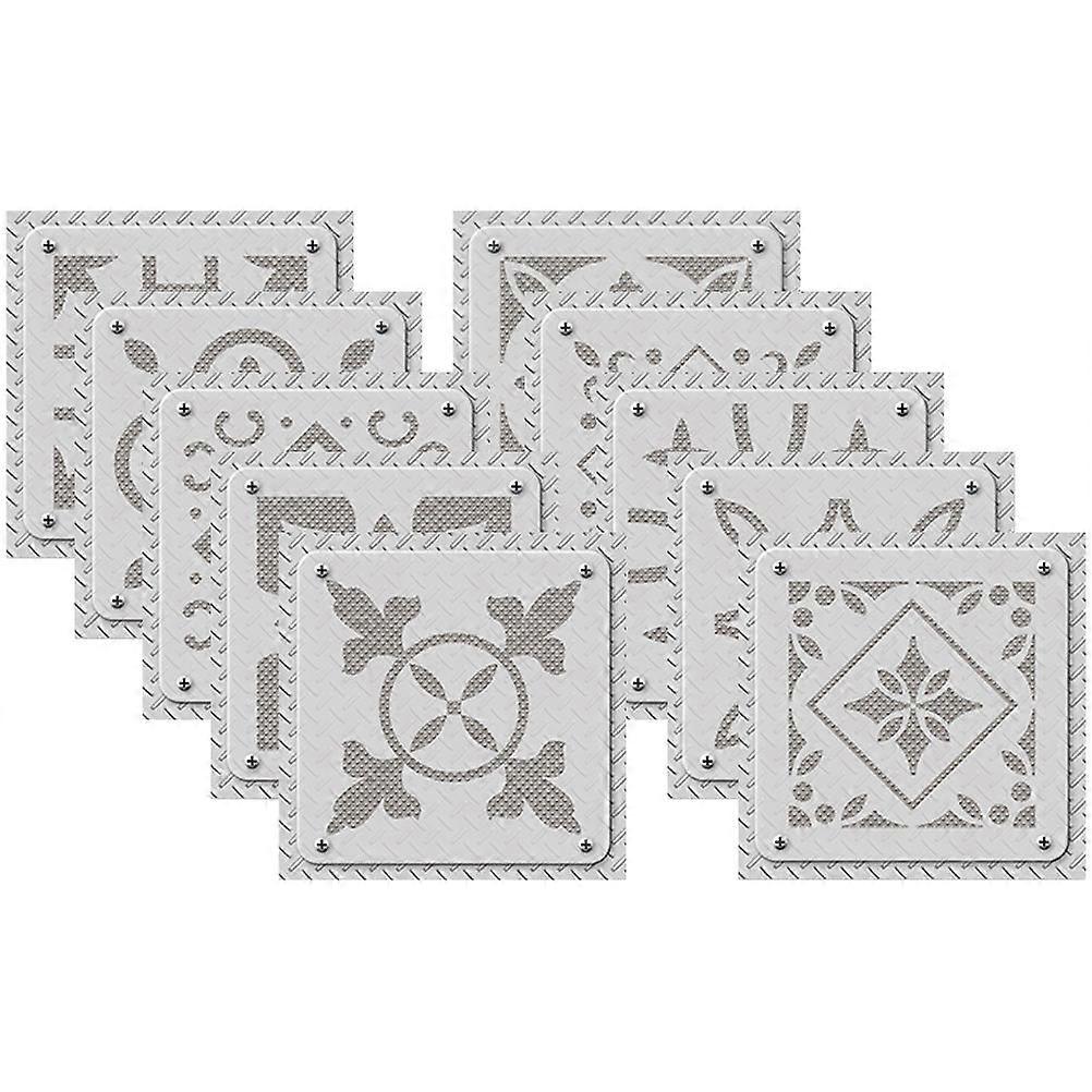 Bathroom Tile Decals Oil Resistant Adhesive Tiles Multi 15x15cm 10Pcs