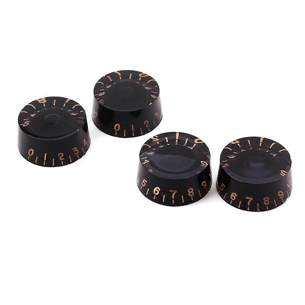 Roterende Knapper Gitar Volum Tuning Knotter Plastmateriale For Elektrisk Gitar Deler 4 stk Sett