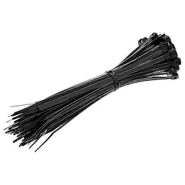 Multifunctional cable ties, 8 inch/200mm, 200x black.
