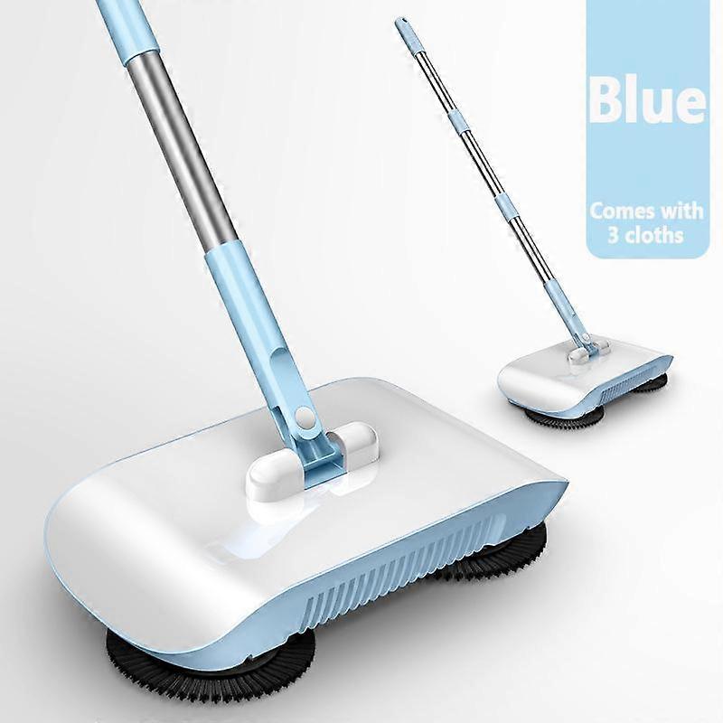 Household Floor Sweeper With Dustpan Set, 2 in 1 Manual Hand Push Floor Cleaner for Dust Cleaning